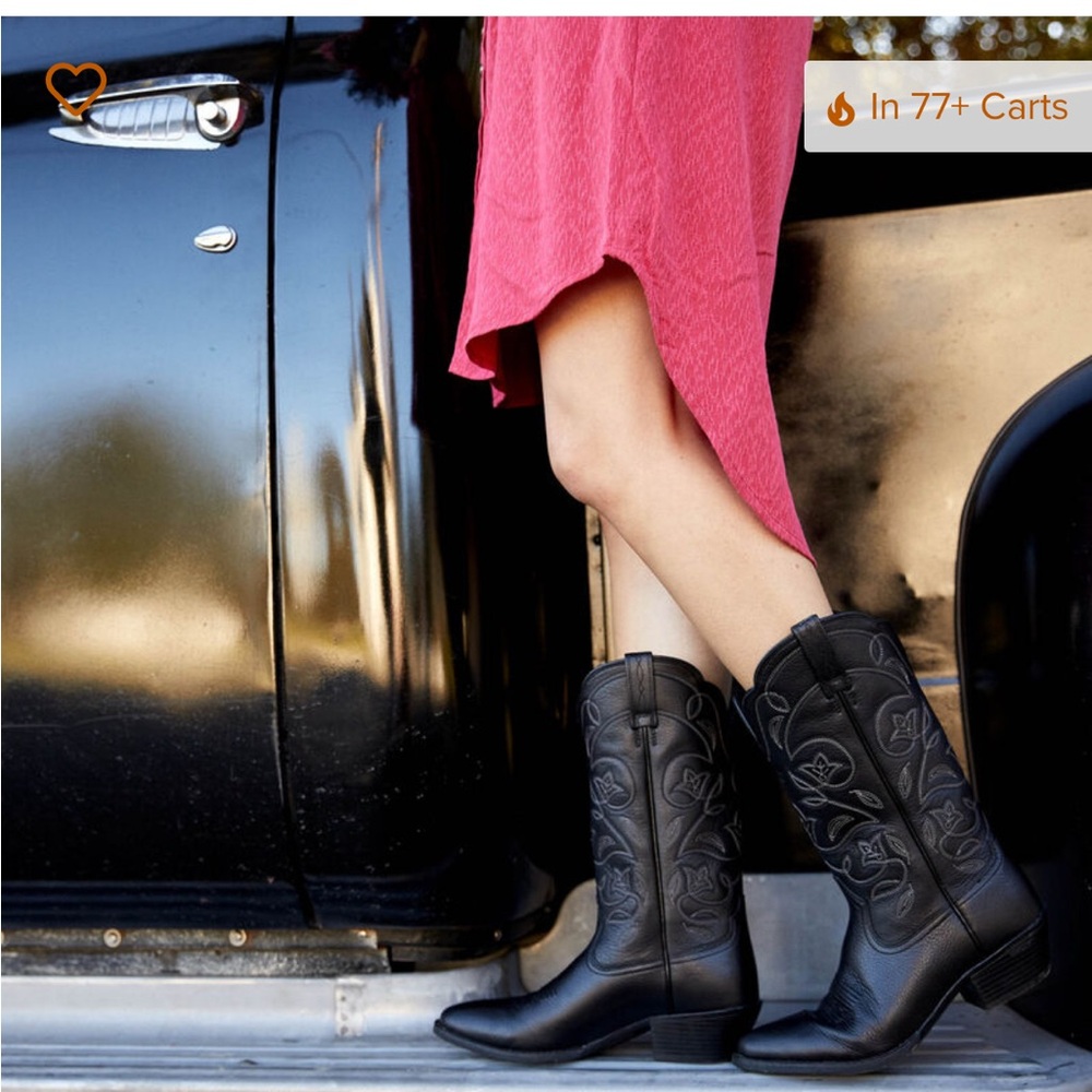 Ariat Heritage R Toe Western Cowboy Boot